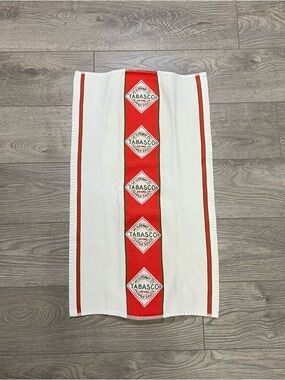 Tabasco Brand Pepper Sauce‎ Kitchen Towel | Red White Green Waffle Weave